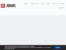 Tablet Screenshot of intelligentemployment.com